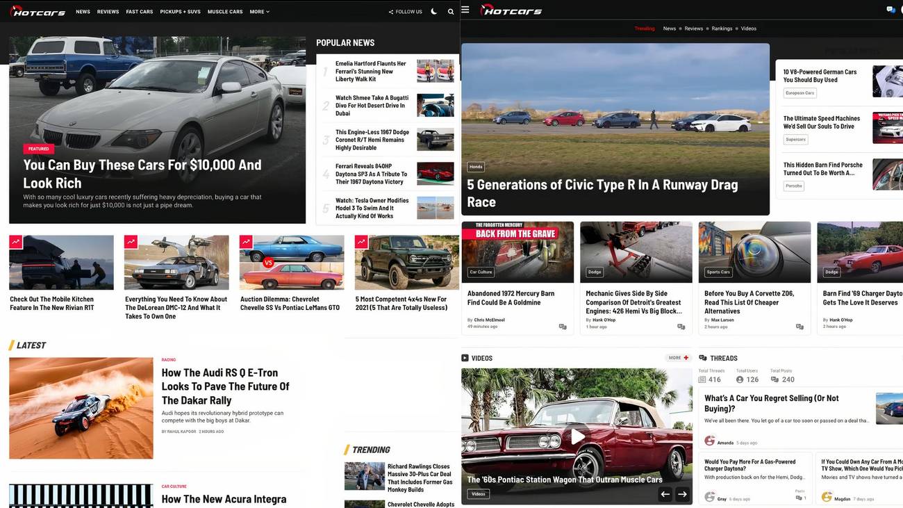 The Evolution Of HotCars: How Our Look And Voice Has Shifted Over Time