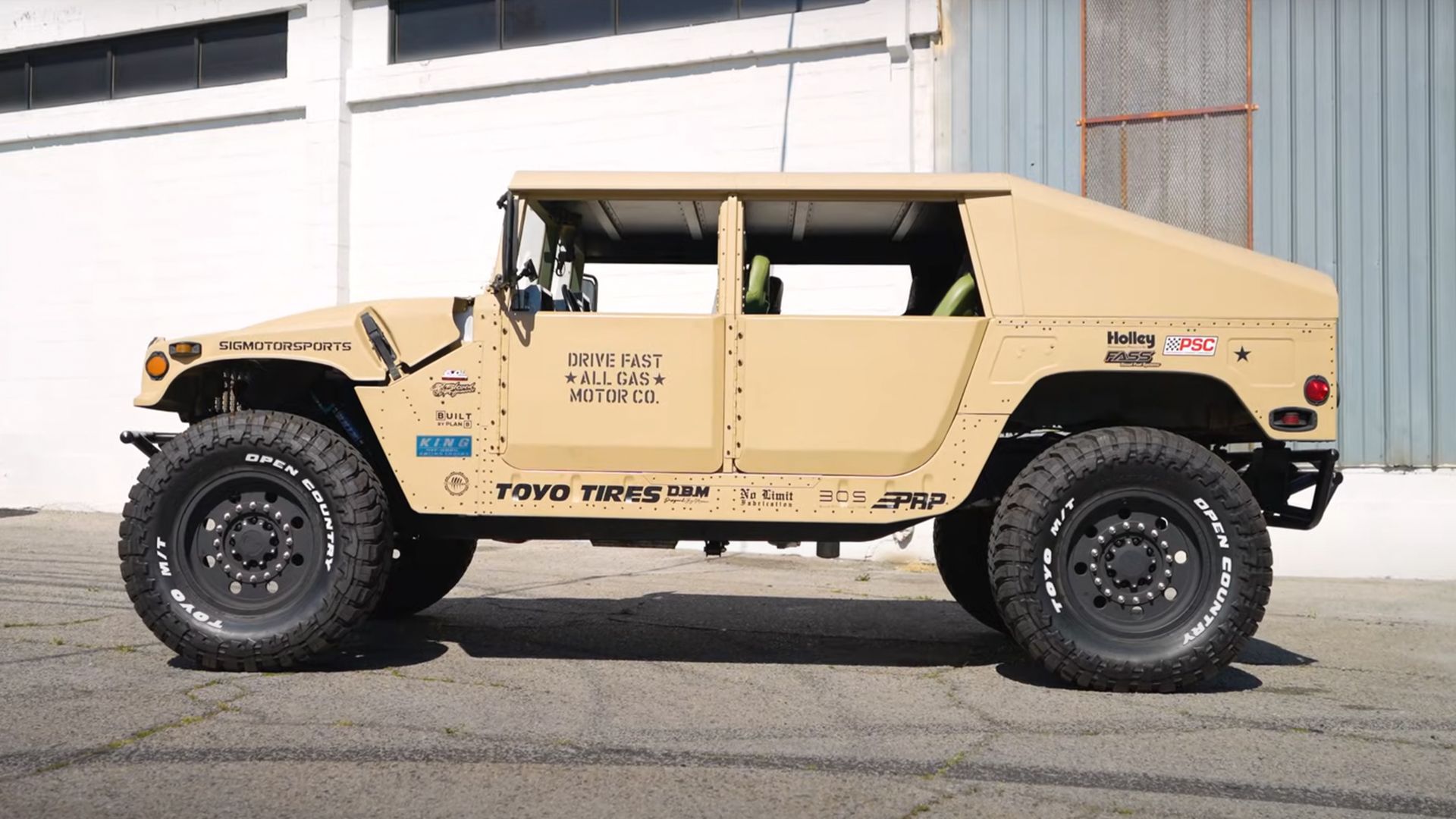 Power Stroke Humvee Becomes Ultimate Carpool Vehicle With Turbo Power