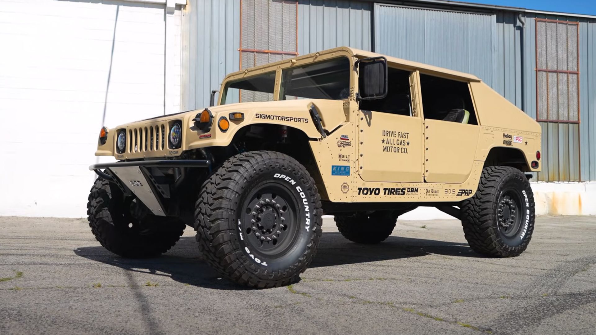 Power Stroke Humvee Becomes Ultimate Carpool Vehicle With Turbo Power