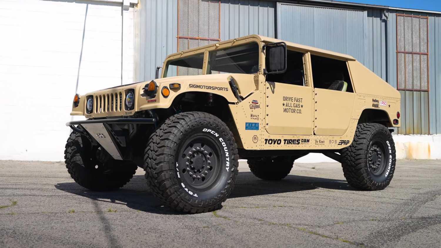 Humvee Factory Power Stroke Humvee Becomes Ultimate Carpool Vehicle With Turbo Power