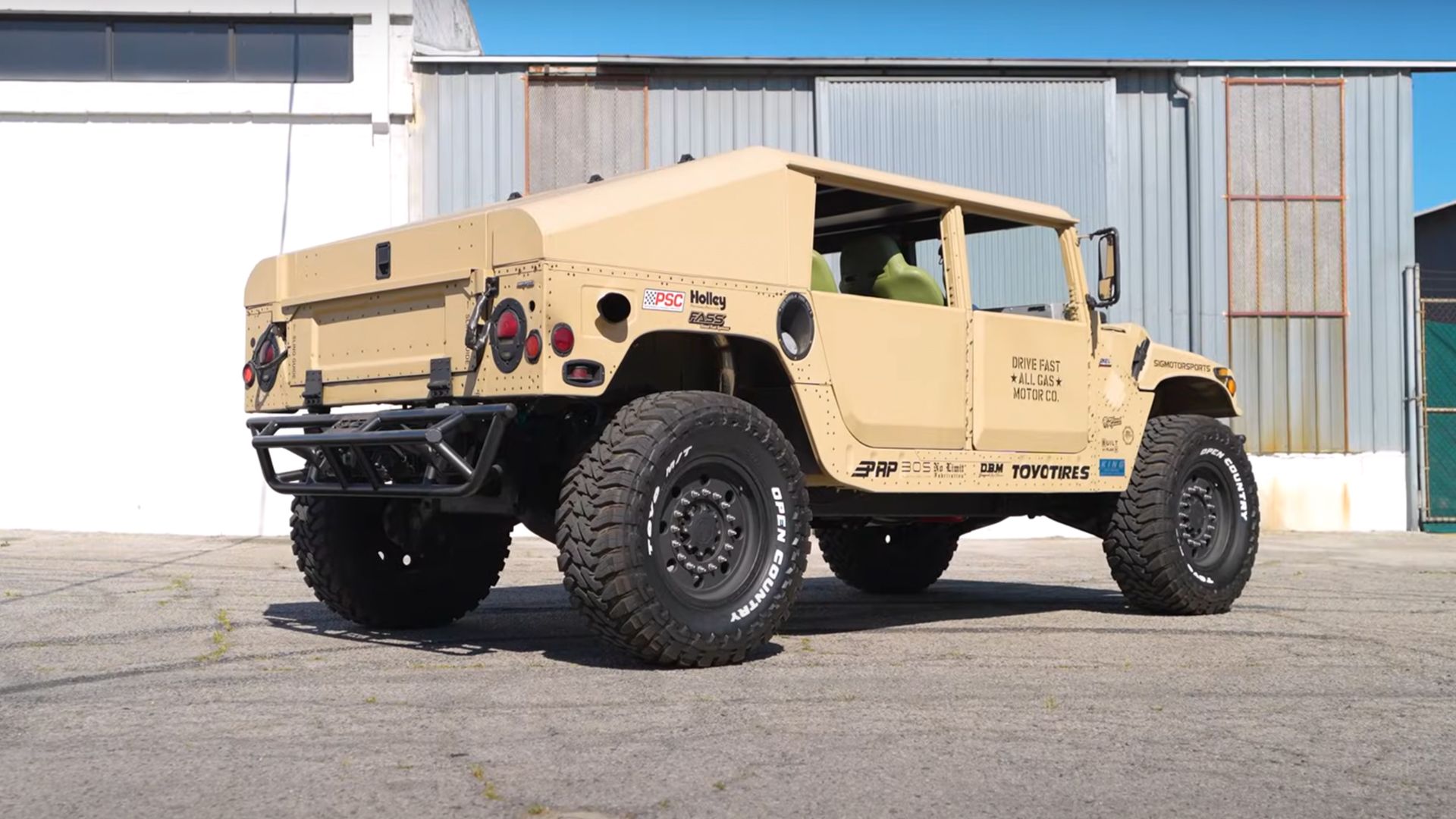 Power Stroke Humvee Becomes Ultimate Carpool Vehicle With Turbo Power