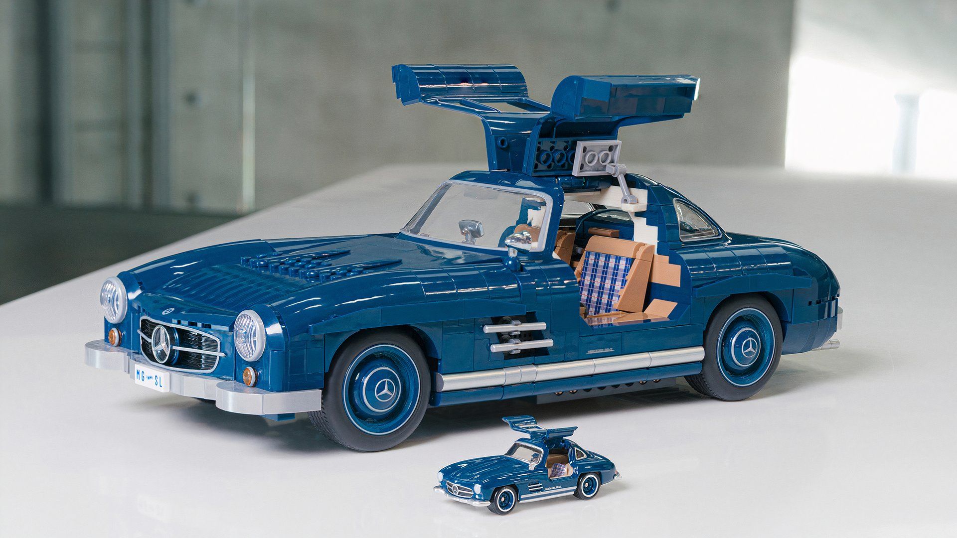 Build A Mercedes 300SL Gullwing With Mattel Brick Shop Hot