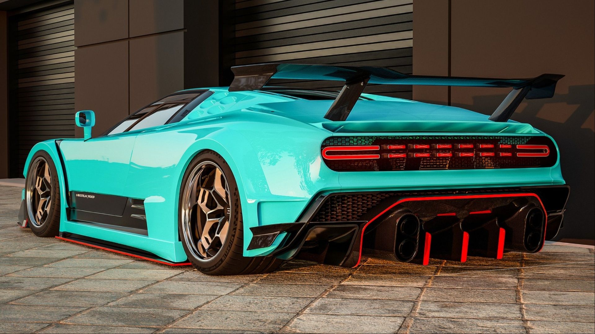 Bugatti's EB110 Reimagined With A Ruthless Modern Design