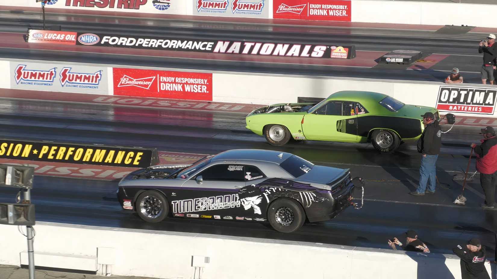 Hopped-Up Classic Muscle Cars Take On Detroit's Latest