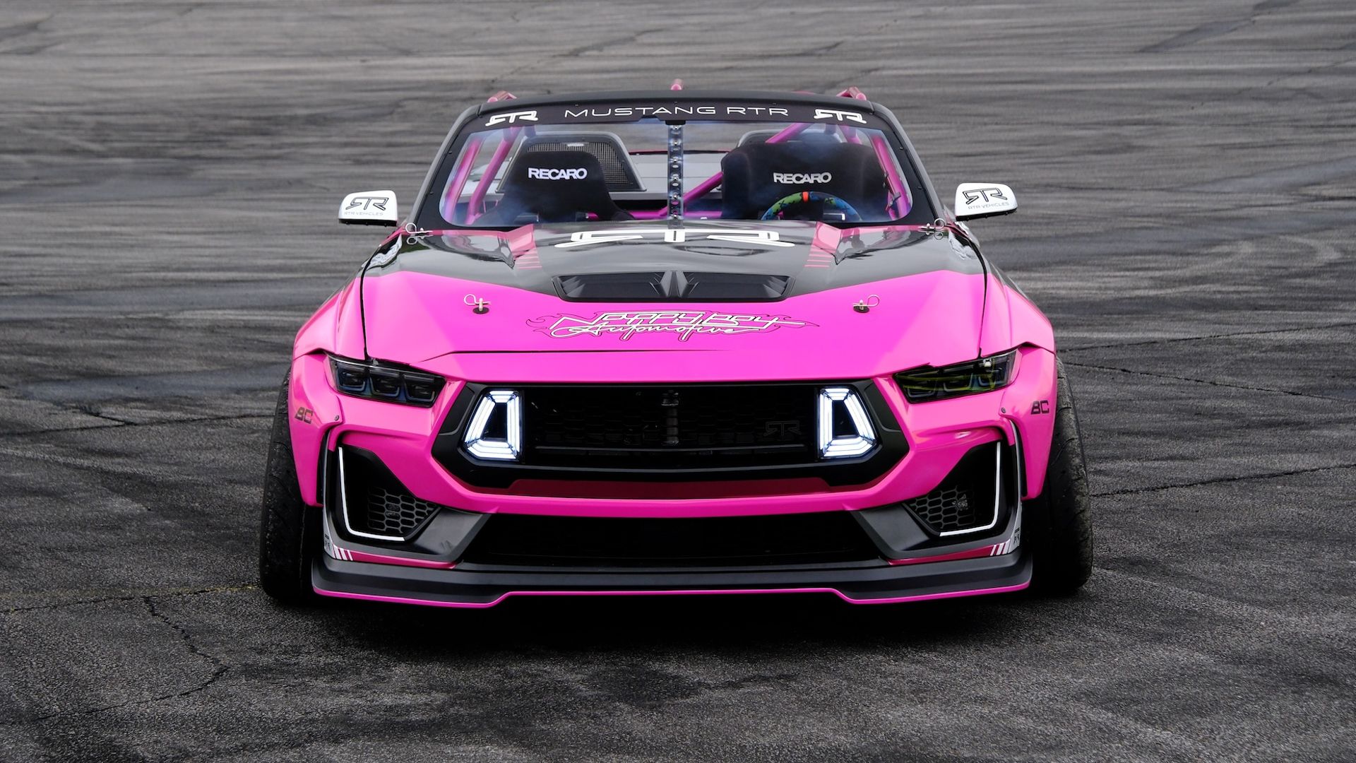 RTR Built T-Pain This Awesome 800-HP Mustang Convertible Drift Car
