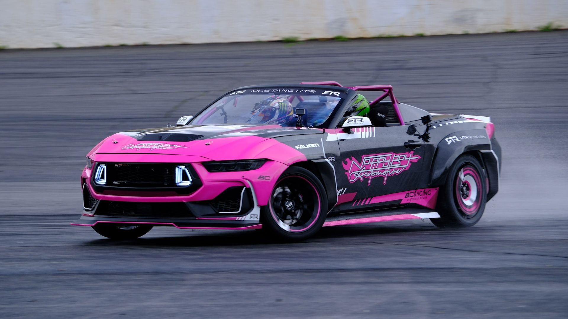 RTR Built T-Pain This Awesome 800-HP Mustang Convertible Drift Car