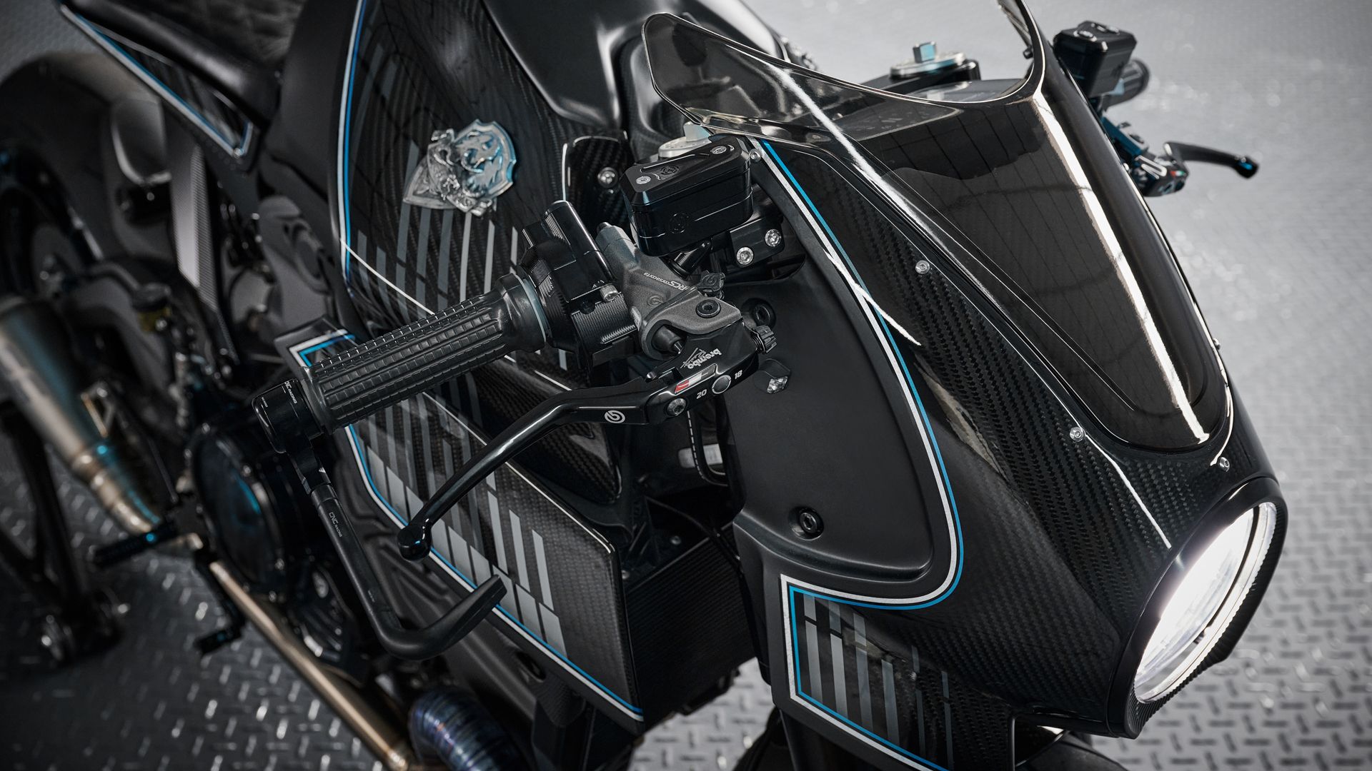 2023 Ducati Monster Custom Gets One-Of-A-Kind Carbon Fiber Makeover