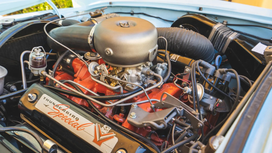 Factory-Supercharged 1957 Ford Thunderbird F-Code 3-Speed