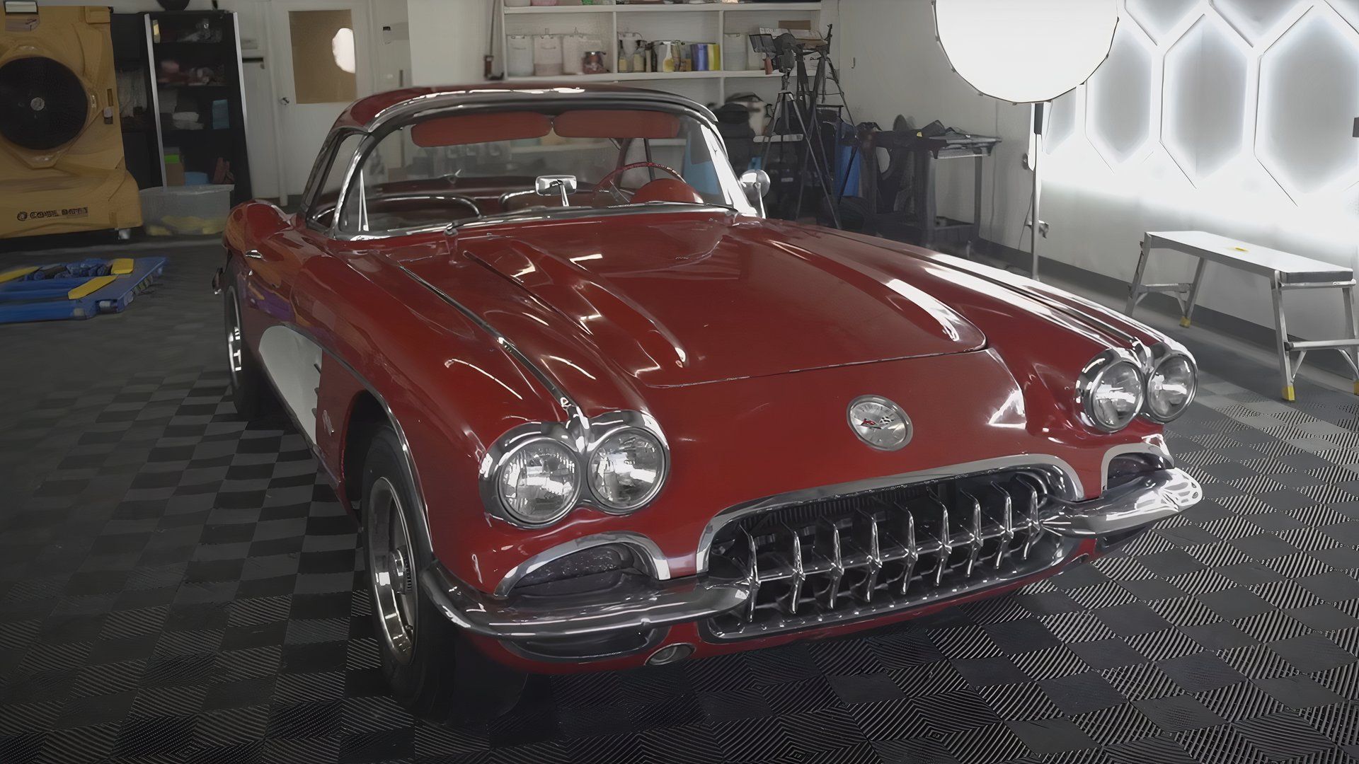 Abandoned C1 Corvette Barn Find Gets Its First Wash In Years