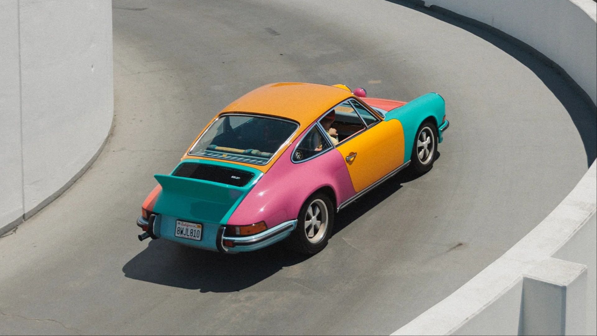 Colorful Porsche Carrera 2.7 RS Art Car Is Wotherspoon's Latest Hit