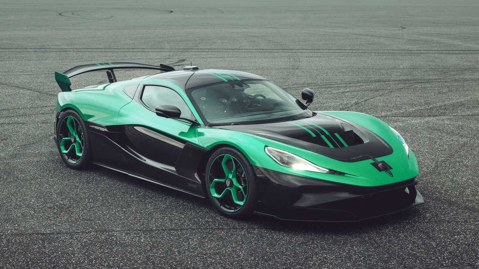 Rimac Nevera R Leaves Koenigsegg Regera In The Mirror