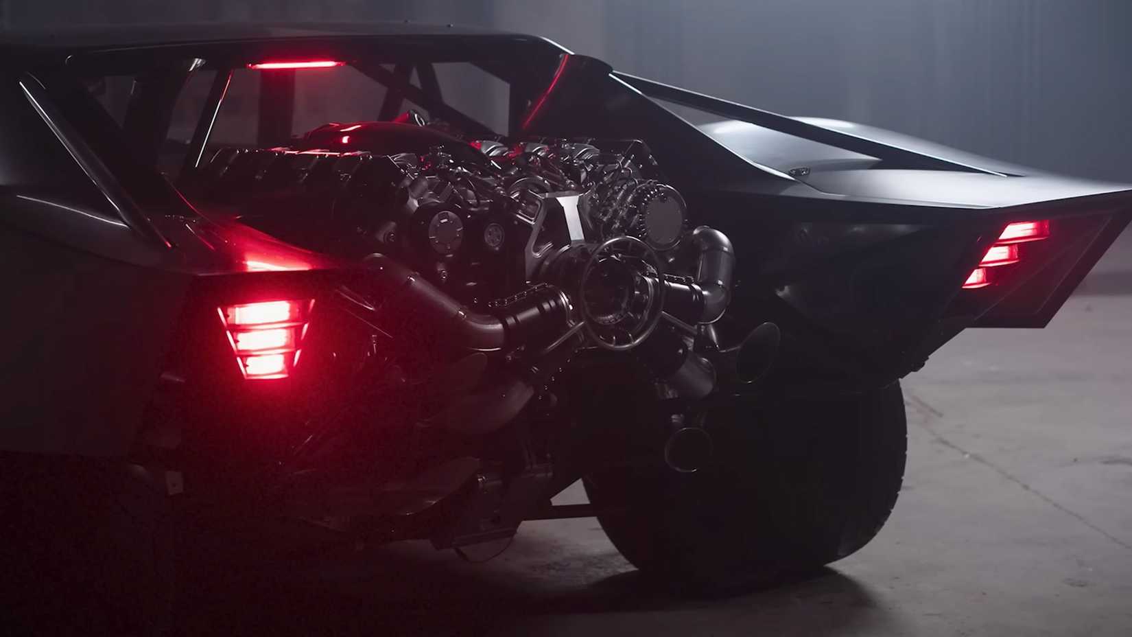 Batman Engine Robert Pattinson’s Batman Drove This Savage Muscle-Car Batmobile