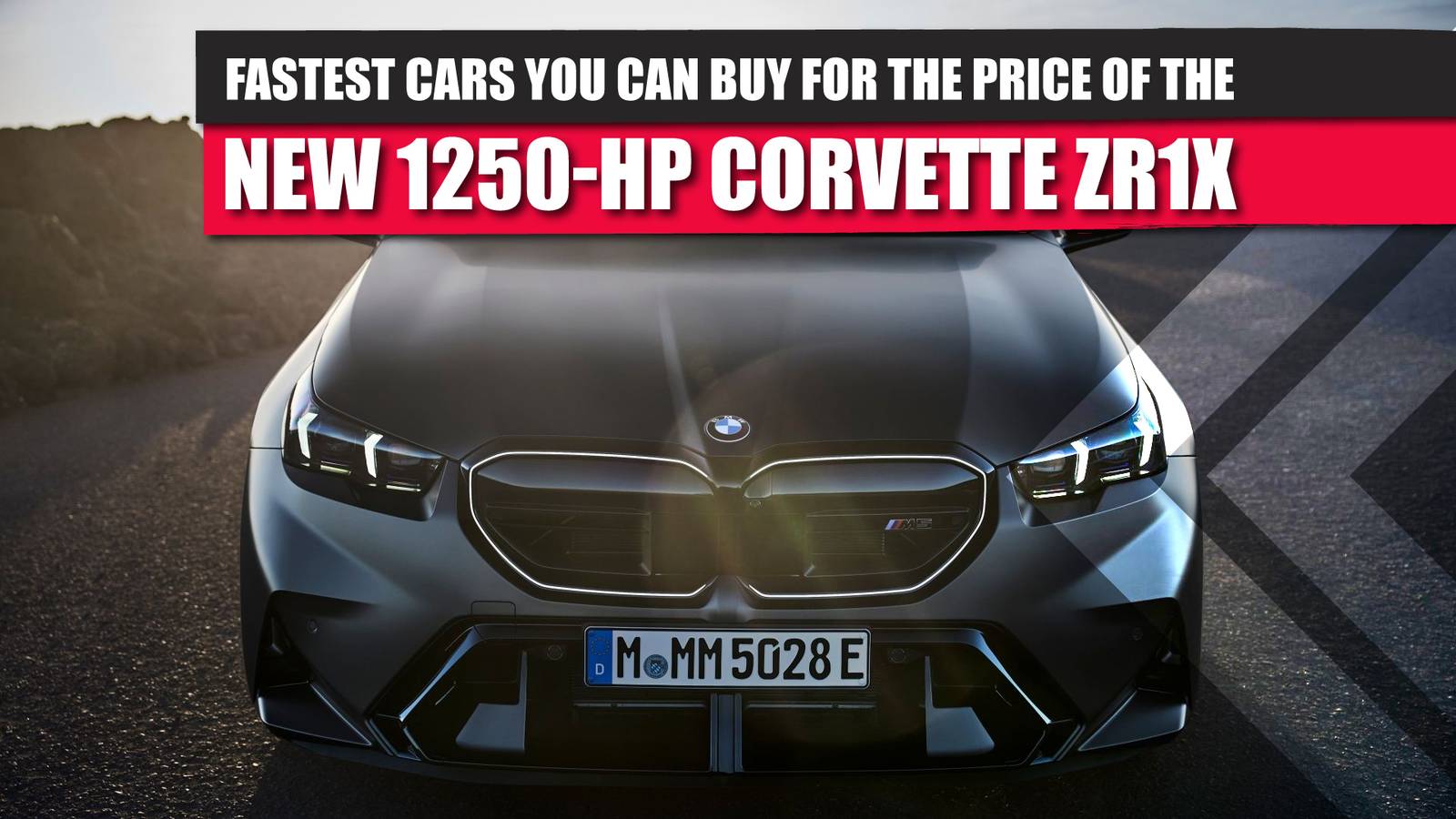 10 Fastest Cars You Can Buy For The Price Of The New 1250-HP Corvette ZR1X