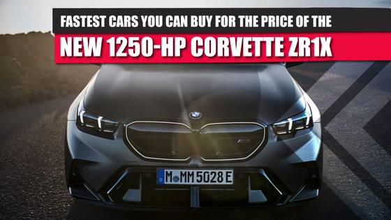 10 Fastest Cars You Can Buy For The Price Of The New 1250 HP Corvette ZR1X