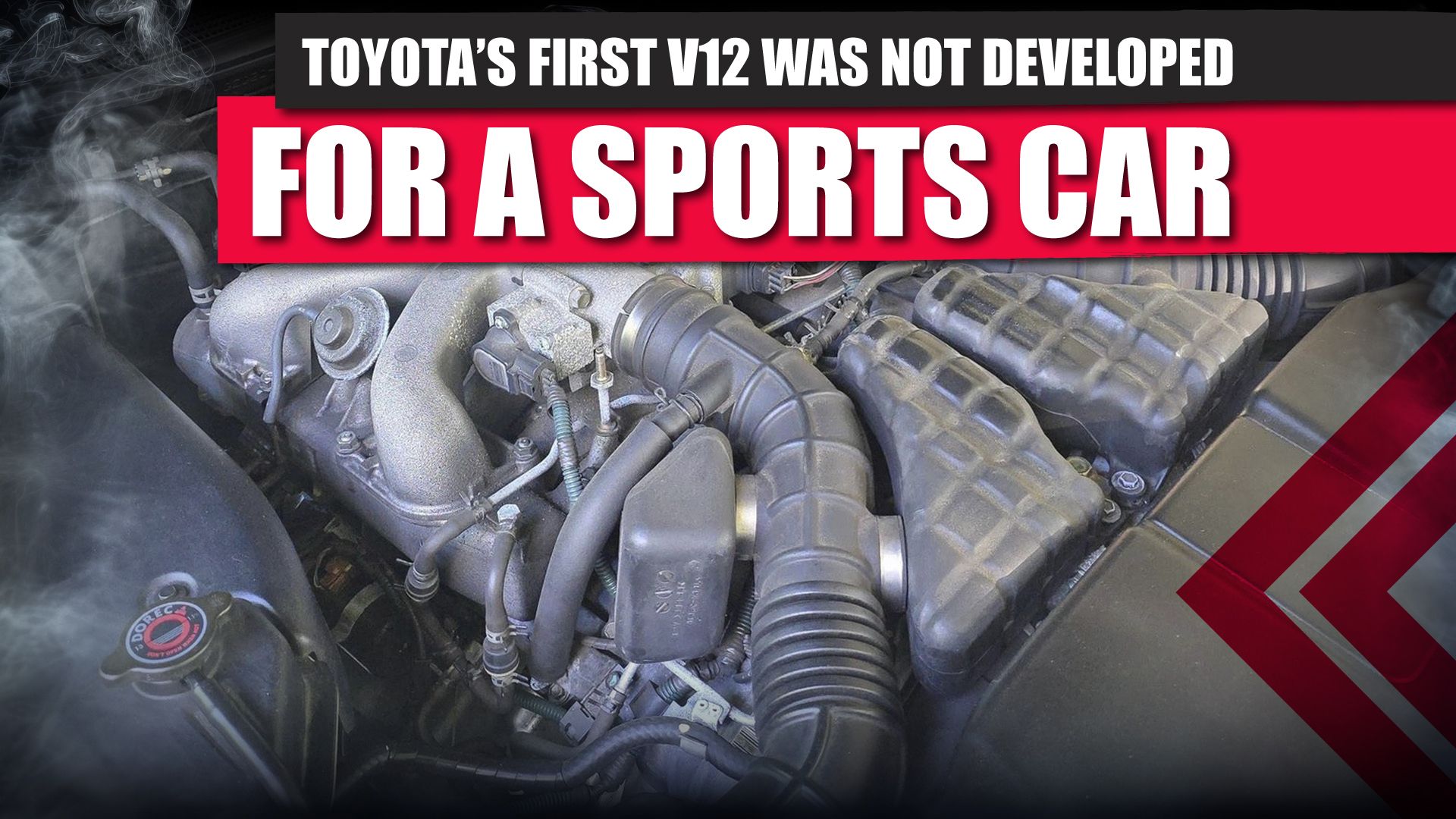 Toyota's First V12 Engine Was Not Developed For A Sports Car