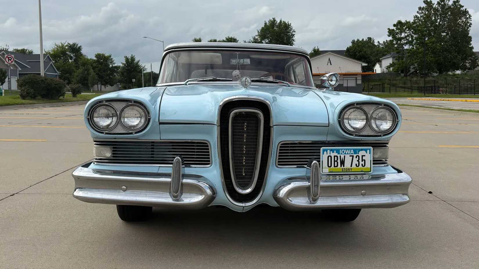 Edsel Front Ford Built America's Biggest Automotive Flop