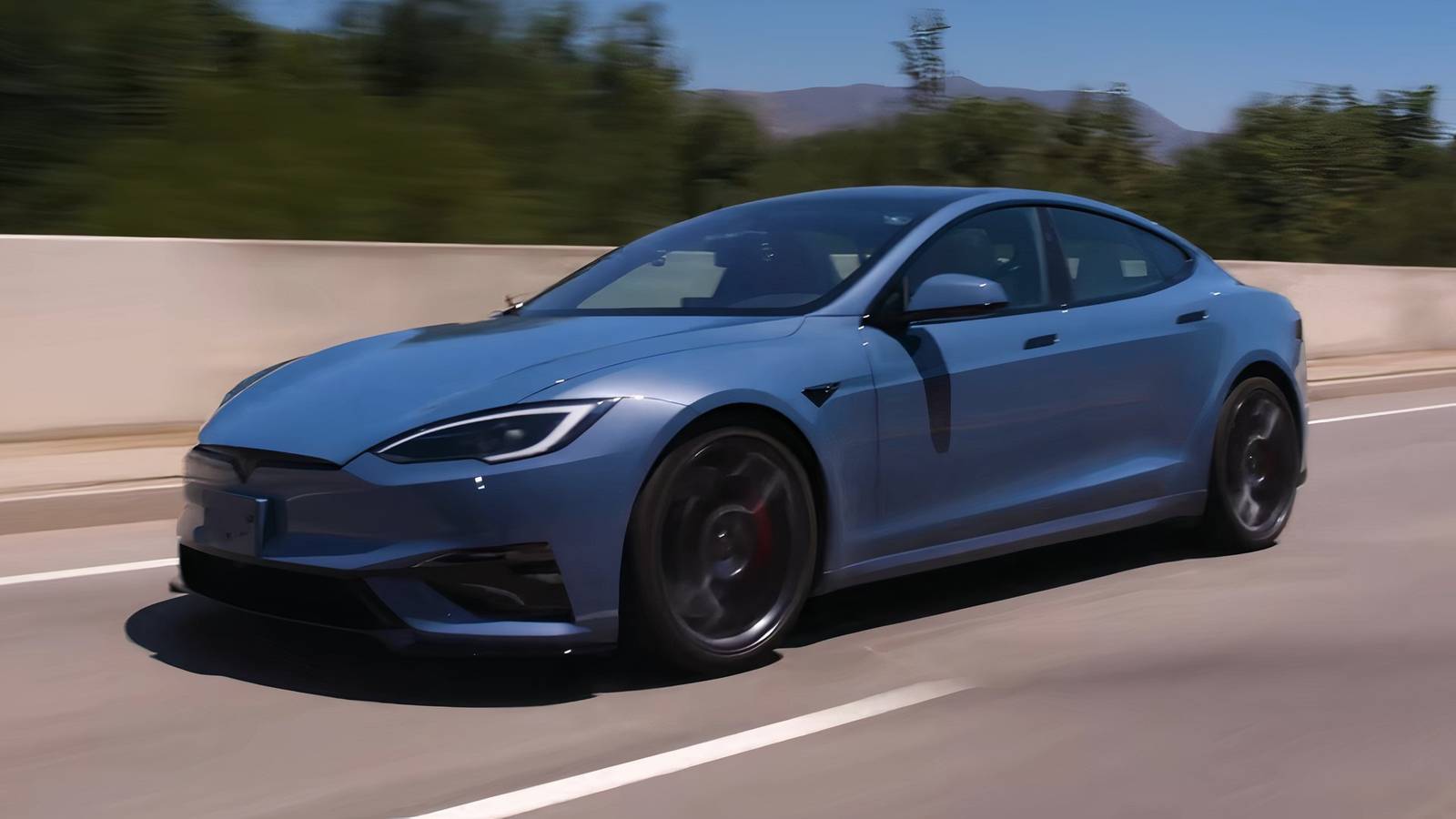 Jay Leno Tries The Updated Tesla Model S Plaid: Better In Every Way