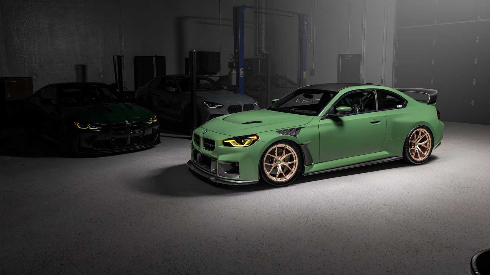 BMW M2 G87 Auratium Green Is A Spectacular Custom Build From IND