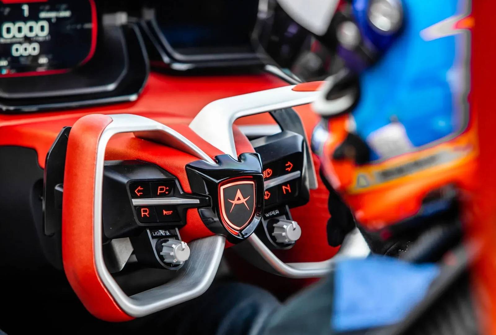 Apollo Evo Hypercar steering