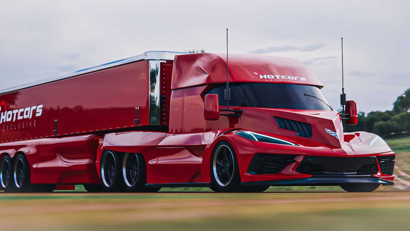 Fascinating Chevy Corvette Semi Truck Gallery