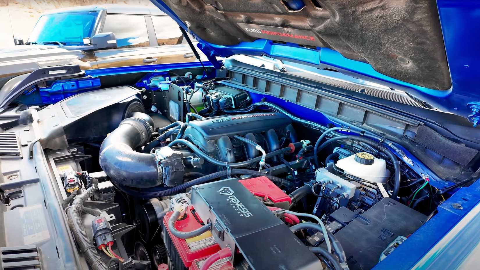 Bronco Raptor Engine Upgrade Godzilla Bronco Raptor Revs Up For Drag Glory