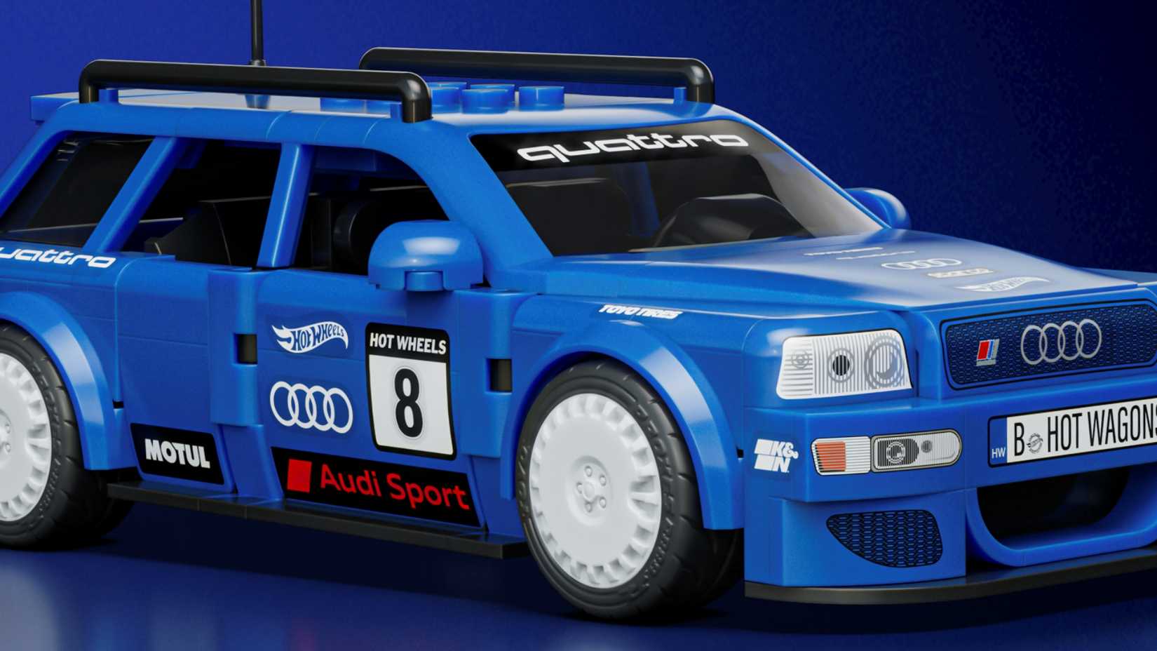 2 Line Racking In Store Mattel Brick Shop And Hot Wheels Debut Two Legendary Audi Models