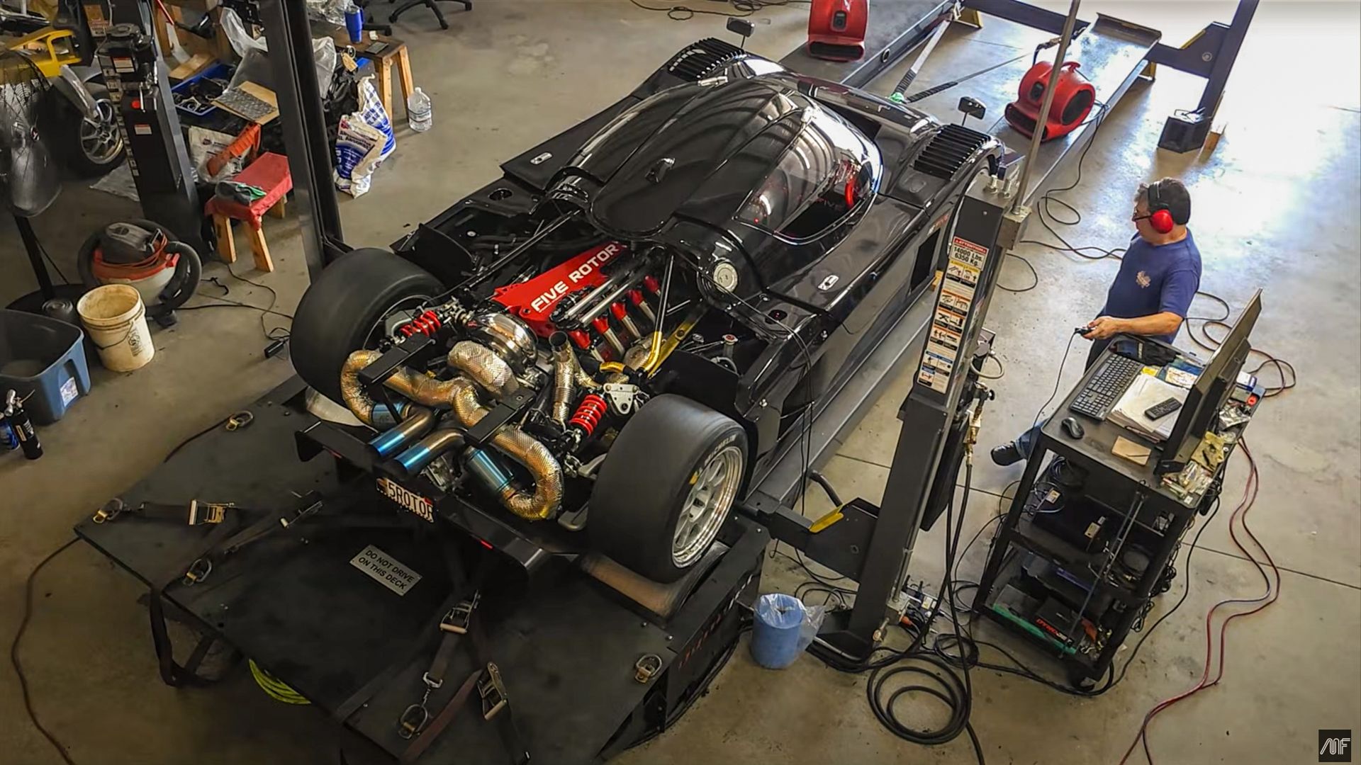 Turbo Five Rotor Engine Mazzei Hits Dyno; F1 V10 Soundtrack