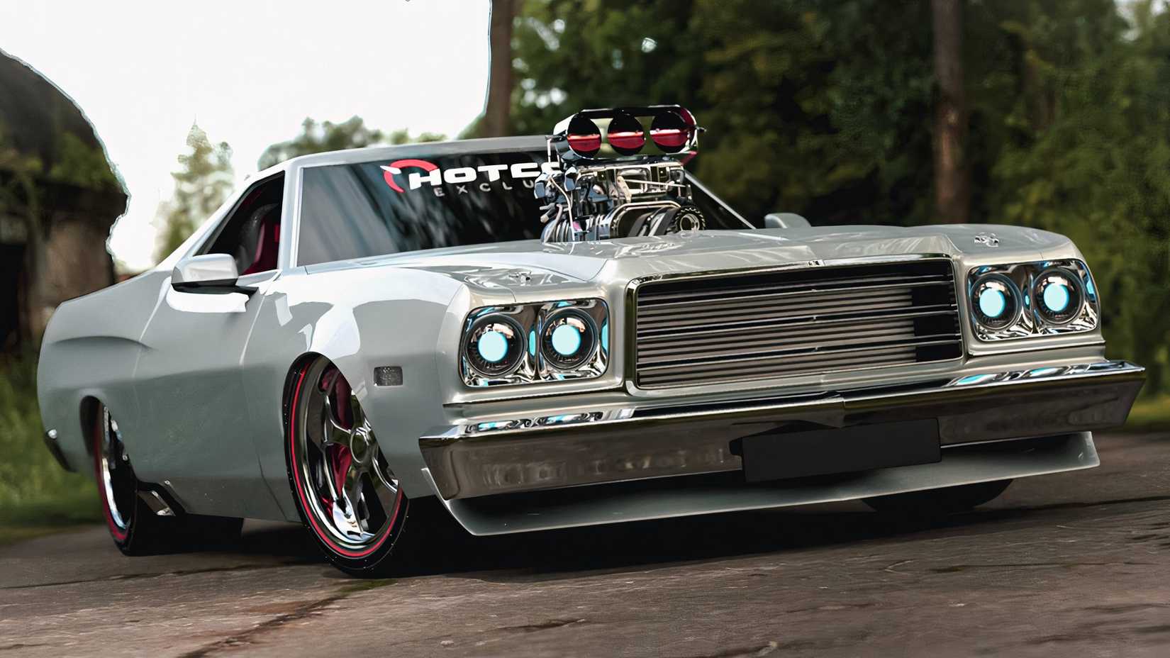 Radical Ranchero: A Blown ’73 Rendering That Redefines Restomods