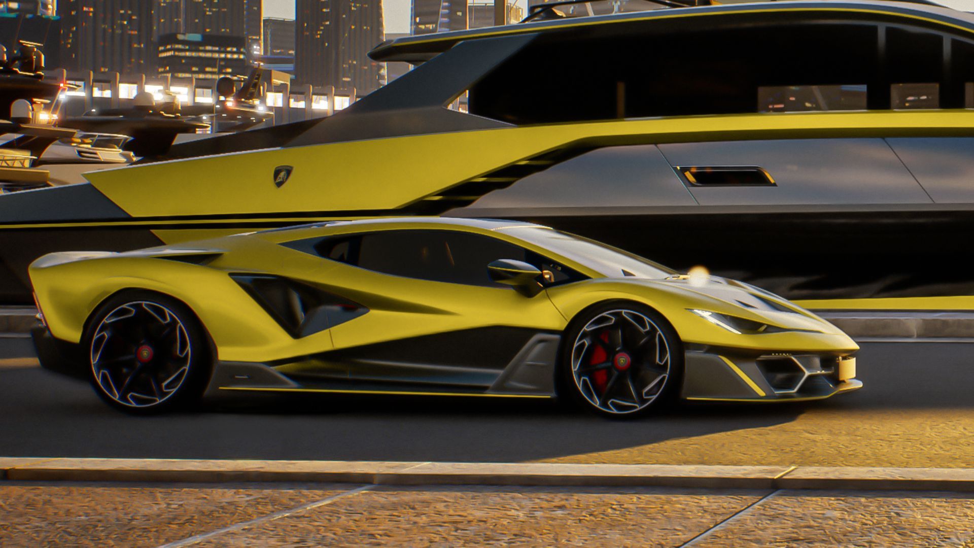 Tonino Lamborghini CG206M イエロー Lamborghini Just Launched A 7,600-HP Beast For The Sea