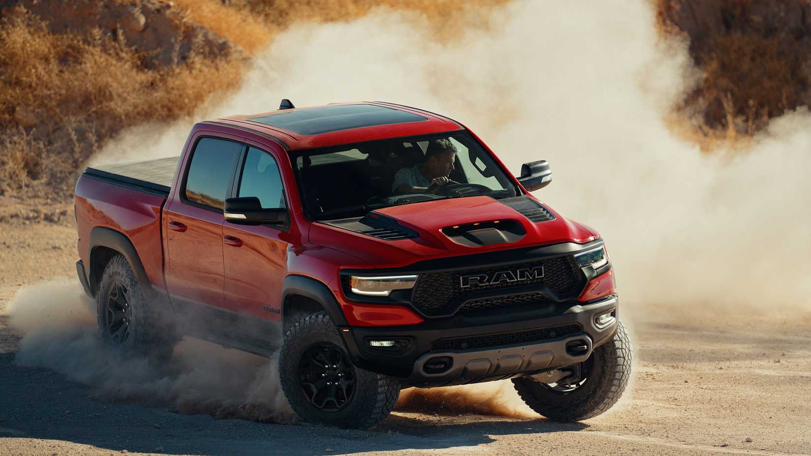 Ram Trx Hits Pole After Launchingnull