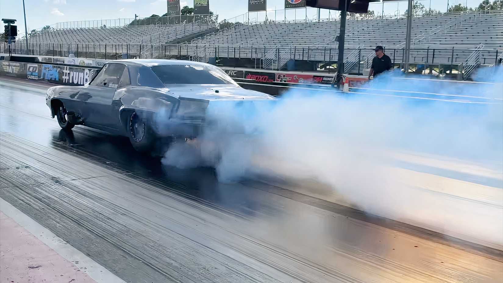 Cleetus Back Cleetus McFarland’s Twin-Turbo Hemi Camaro Breaks 250 MPH In Test Session
