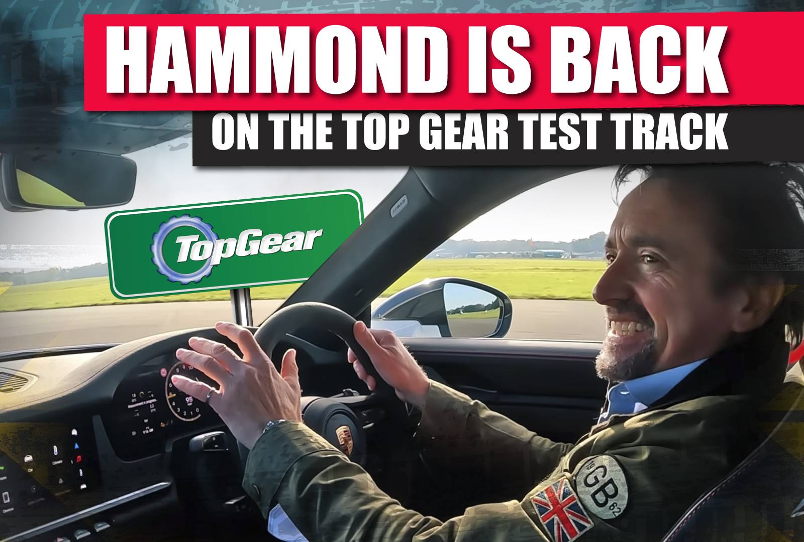 Richard Hammond Returns To Top Gear Test Track With Porsche 992.2 GT3