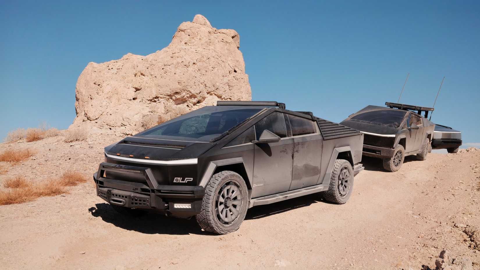 Tesla Cybertruck Rear Suspension Upgrade By Unplugged Performance