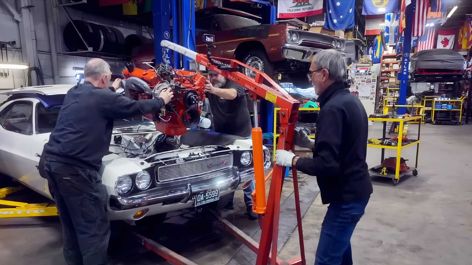 Challenger Reunited With Original Engine