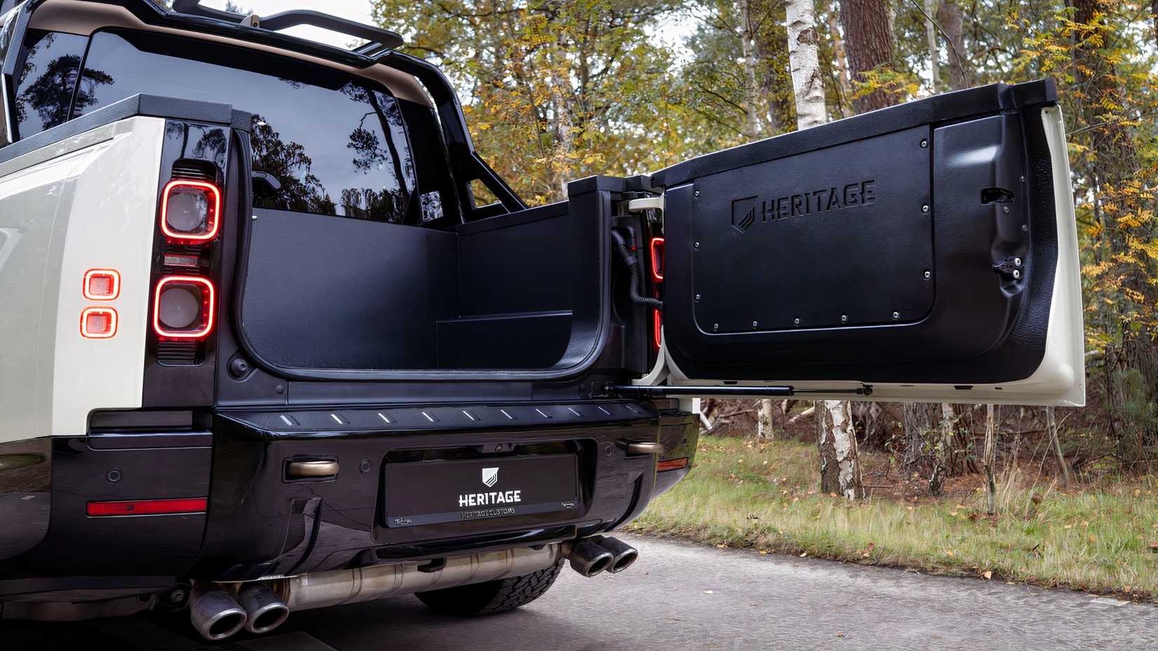 Range Rover Coachline Coachbuilt Land Rover Defender Pickup Costs $75,000 Plus The Donor SUV