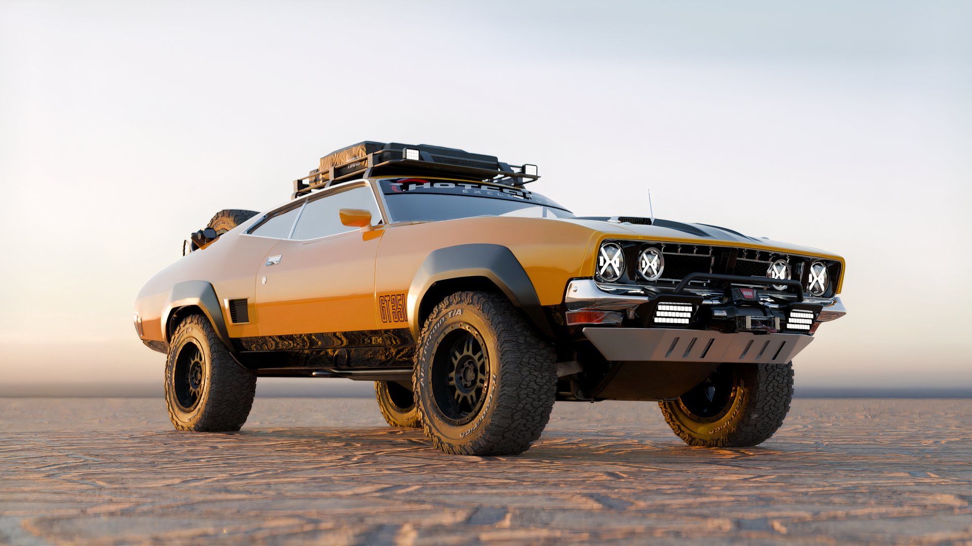 1975 Ford Falcon XB Off-Road Render Reimagines A Classic Muscle Car