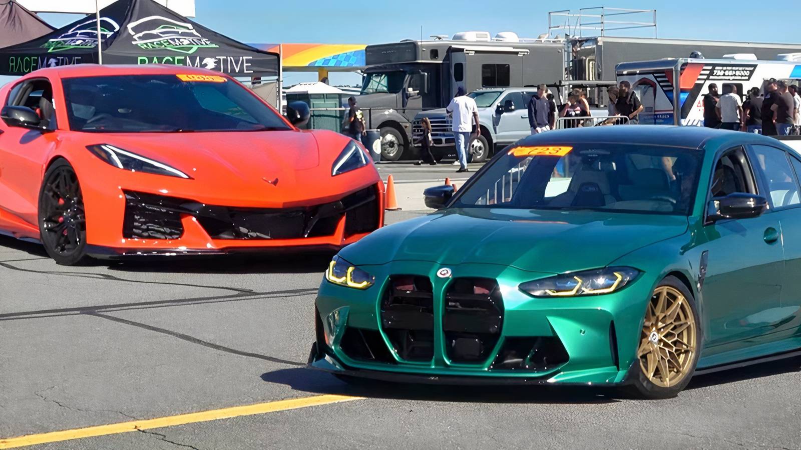 Action Competition Corvette Z06 Beats BMW M3 Competition Three Times At Pocono Raceway