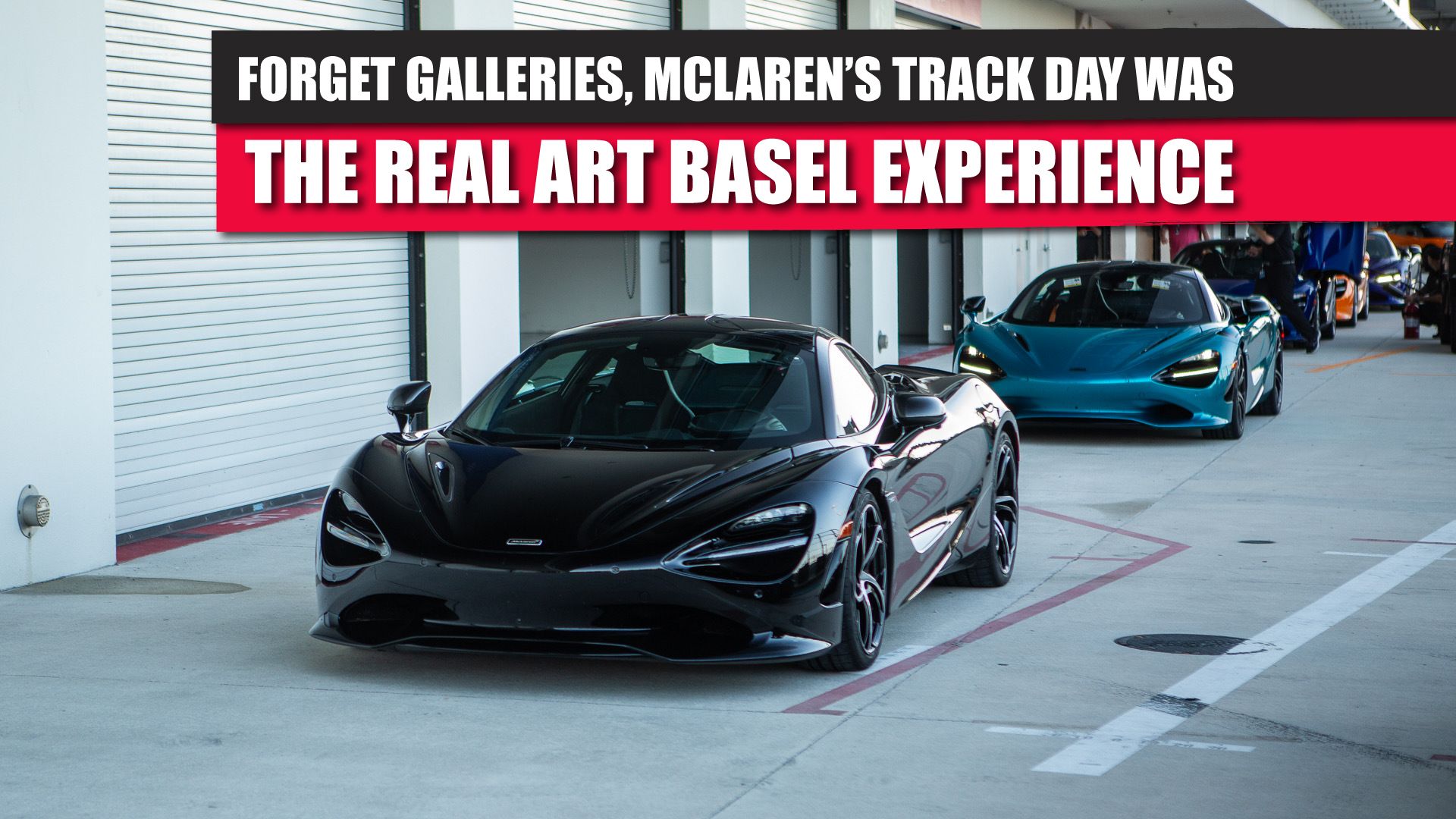 McLaren Amplified Brings Track Drives To Miami During Art Basel