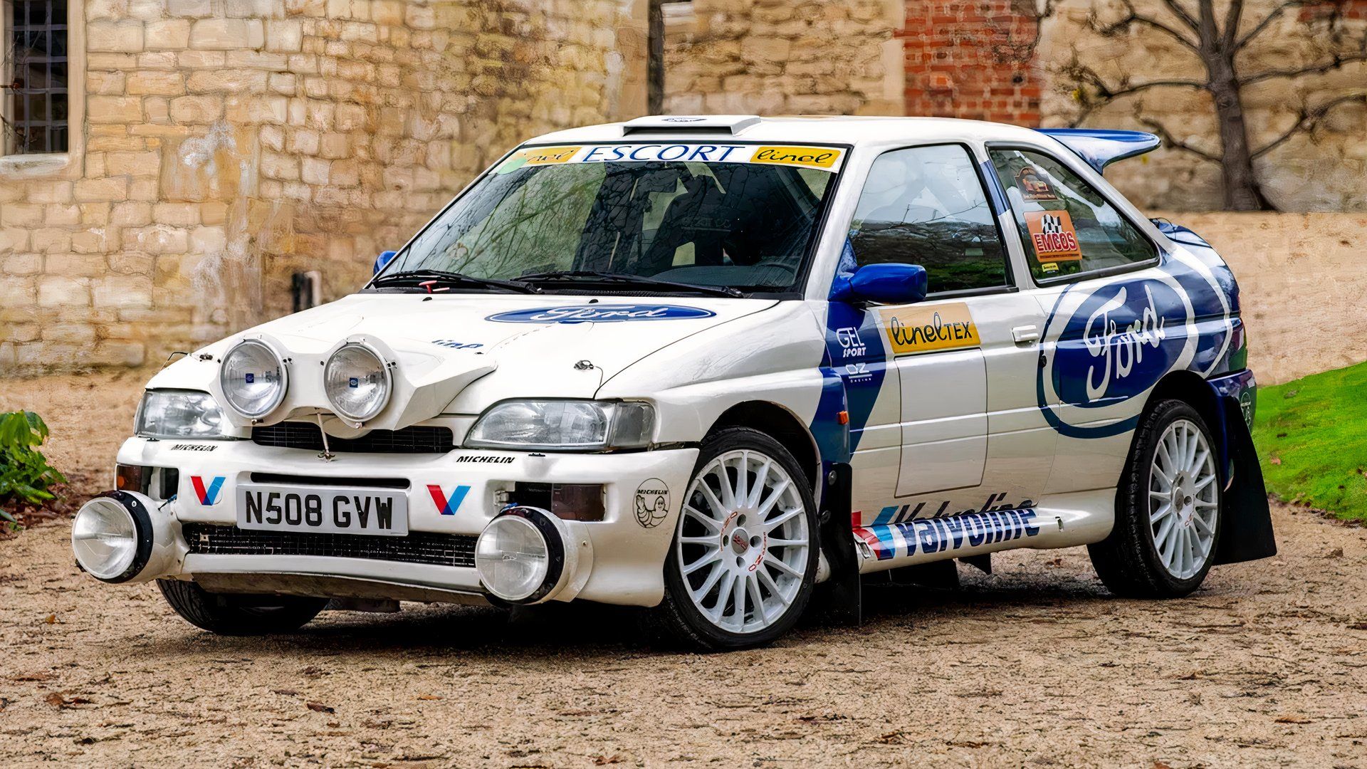 Ford Escort RS Cosworth With McRae And Sainz Rally History