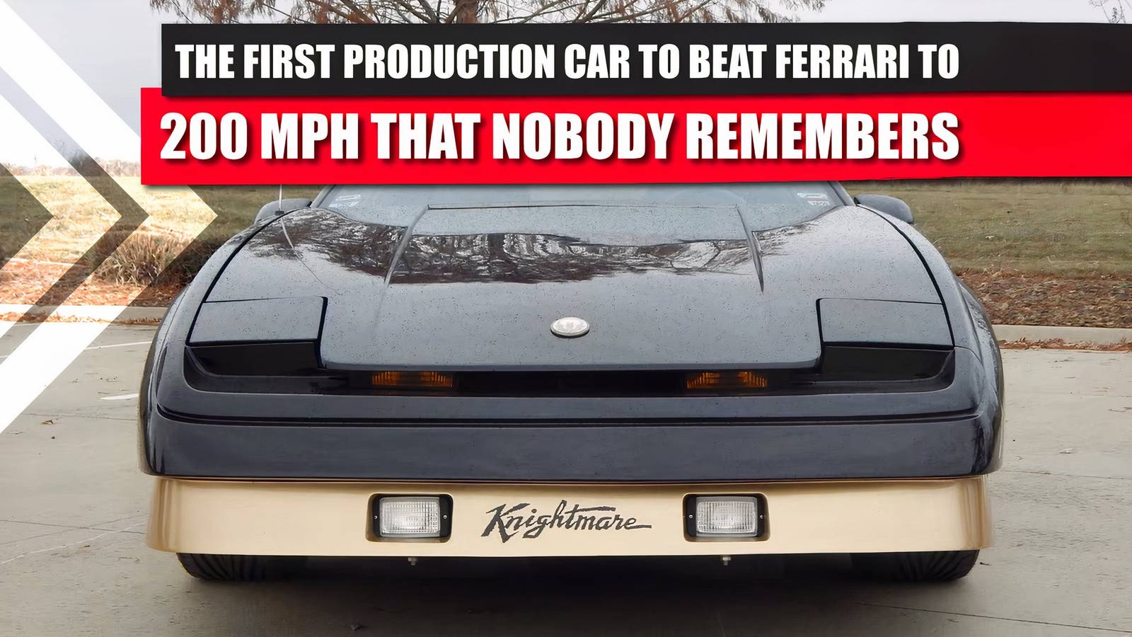 The First Production Car To Beat Ferrari To 200 MPH That Nobody Remembers