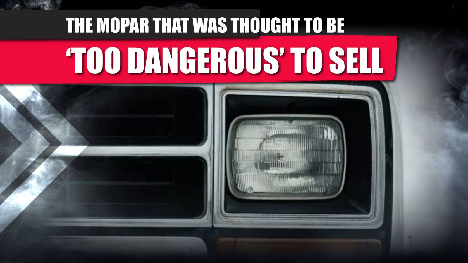 The Mopar That Was Thought To Be ‘Too Dangerous’ To Sell