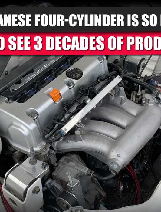 This Japanese Four-Cylinder Is So Reliable It Could See 3 Decades Of Production