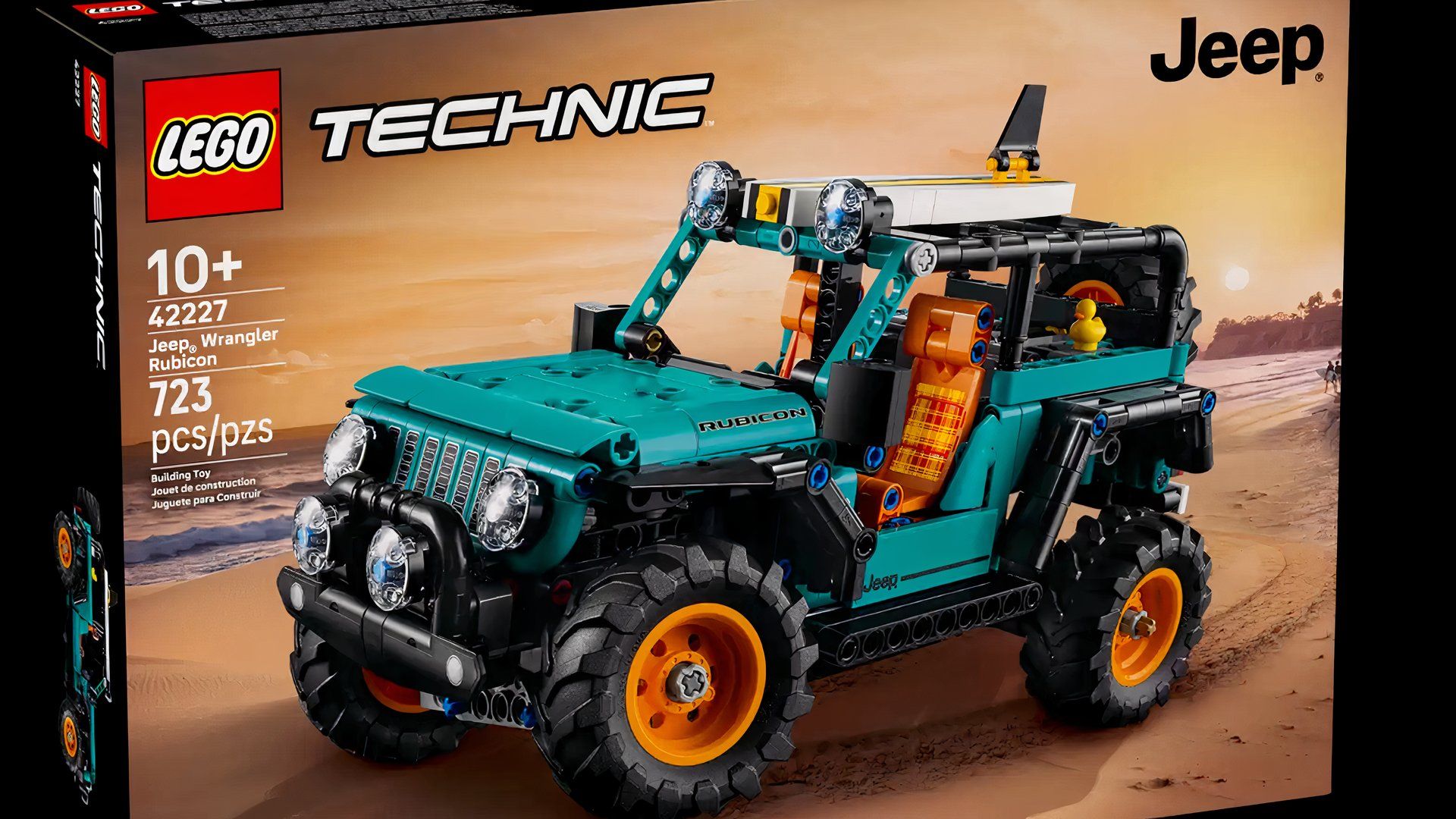 LEGO's Jeep Wrangler Rubicon Comes With A Duck And Real Jeep Features