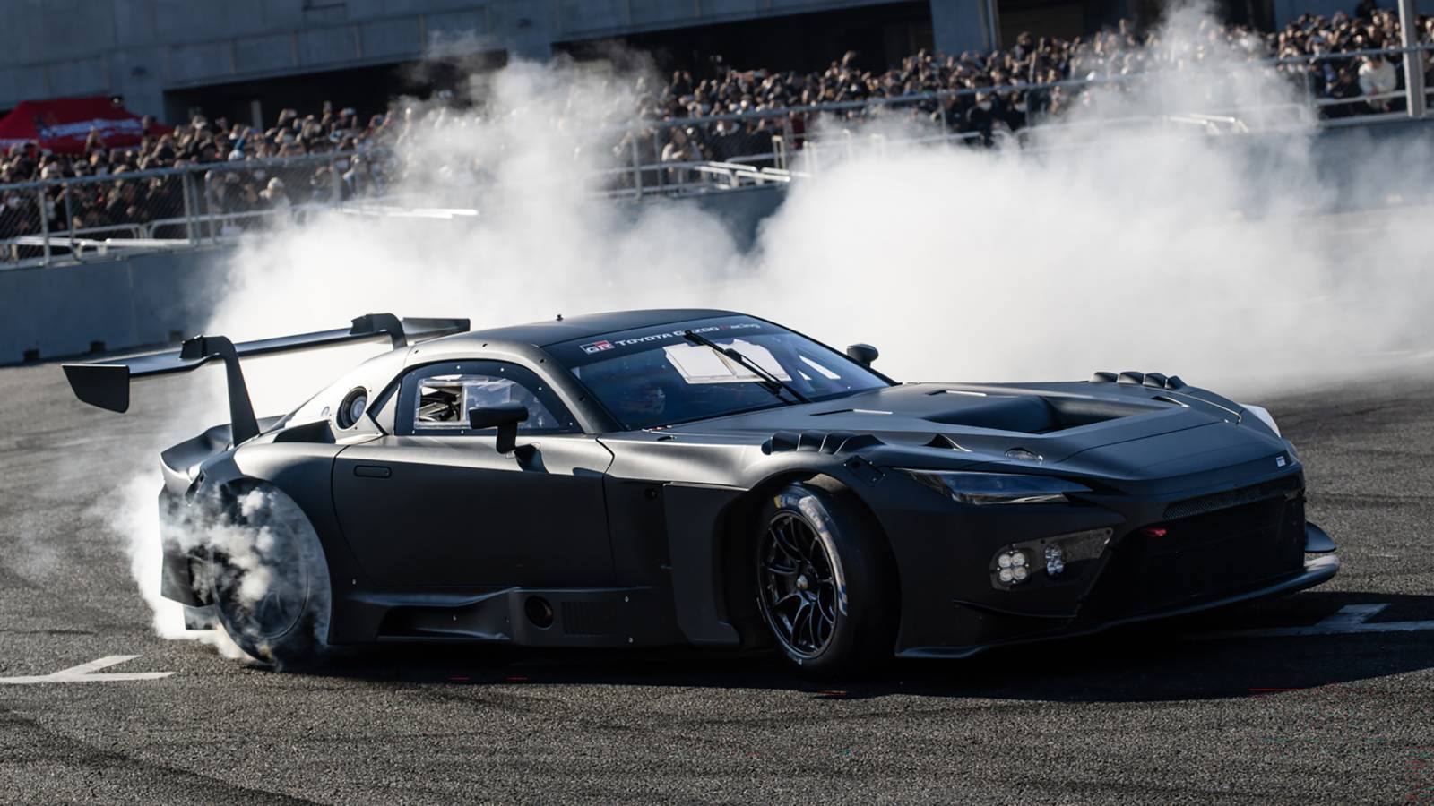 Toyota GR GT and GR GT3 Put on a Drift Show at Tokyo Auto Salon 2026