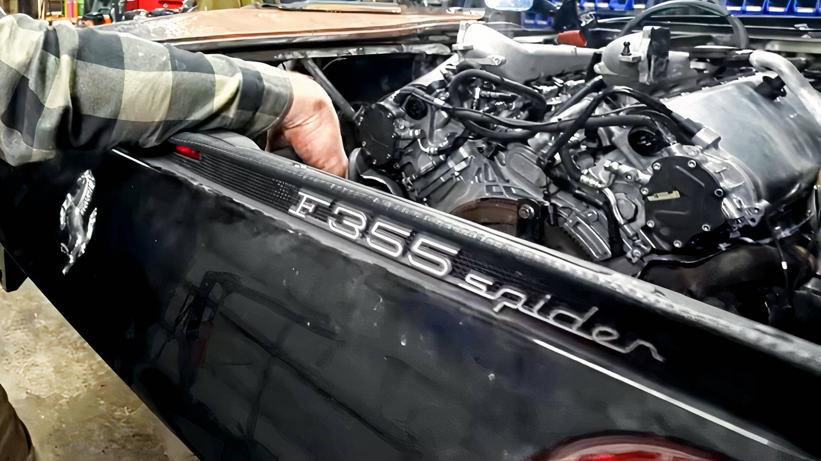 World's First Diesel Ferrari: A 355 Spyder Conversion