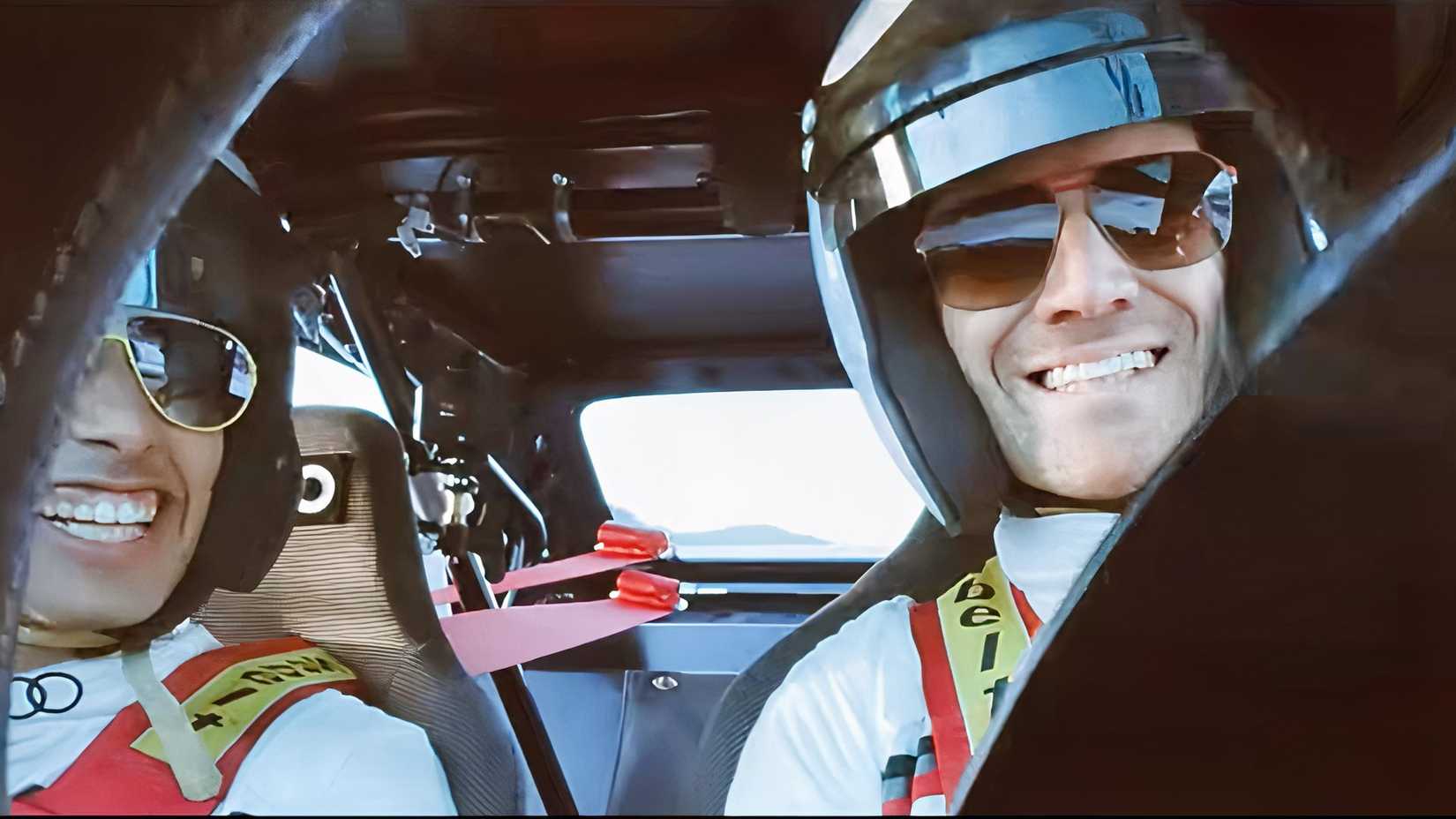 Audi F1 Drivers Drift Iconic Quattro Rally Car on Snowy Track