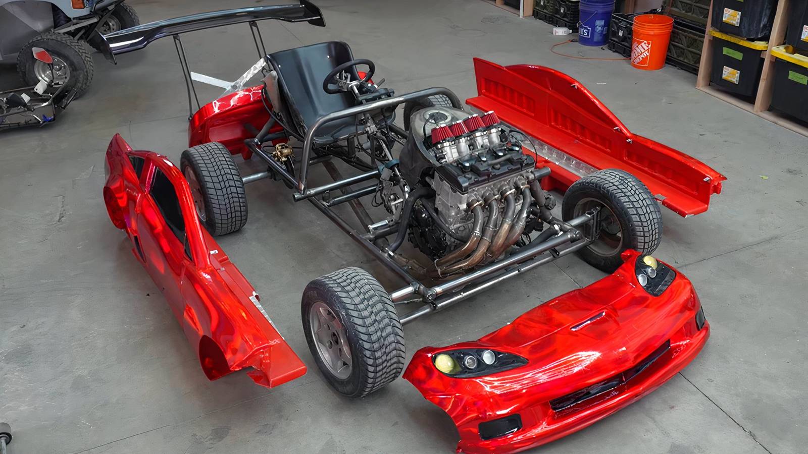 This 130-HP Corvette Bed Is The Ultimate Man-Child Machine