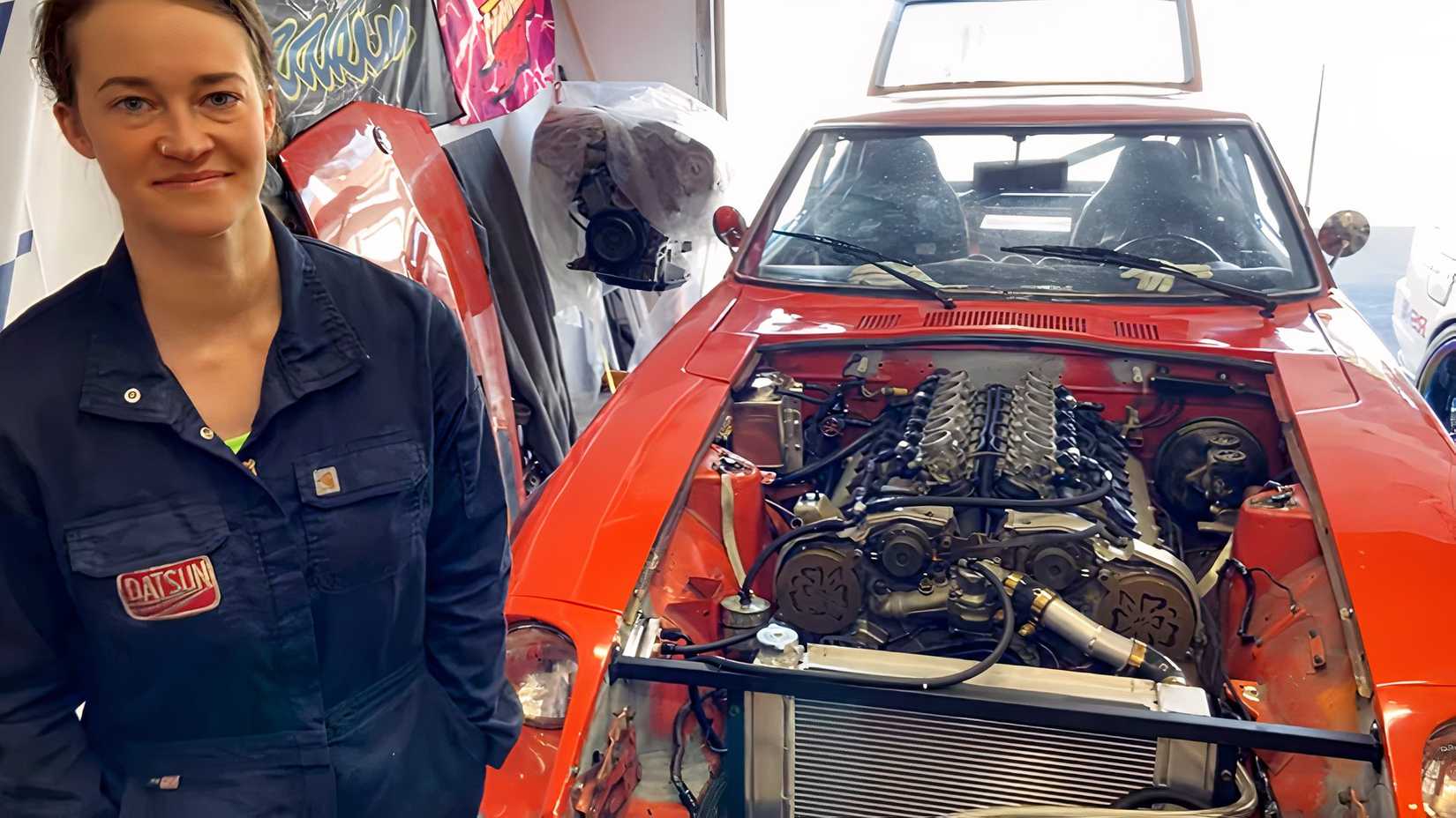 Datsun 280Z V12 swap engine pic