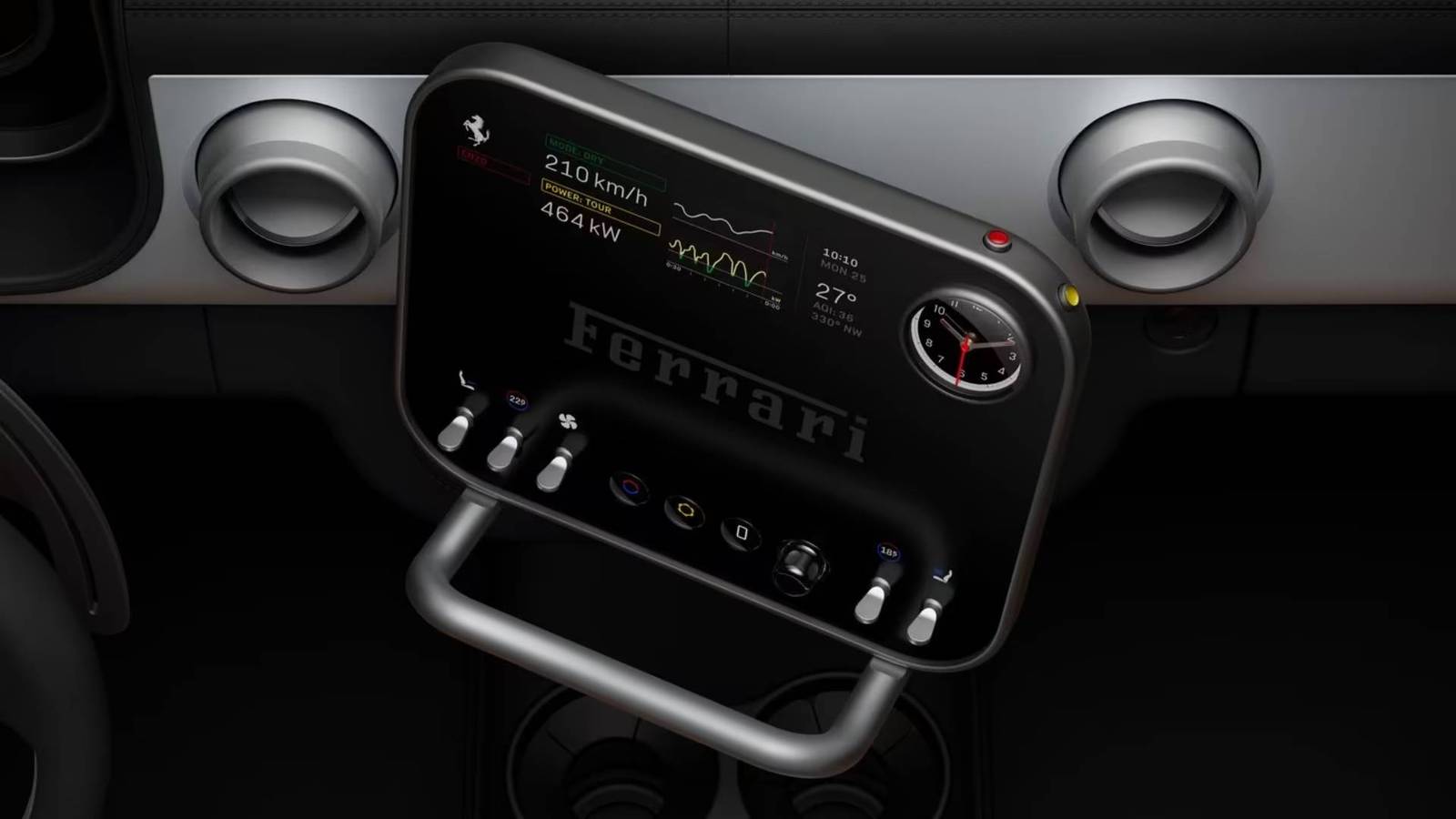 Ferrari’s First EV’s Interior Was Crafted By The iPhone Designer And It Shows