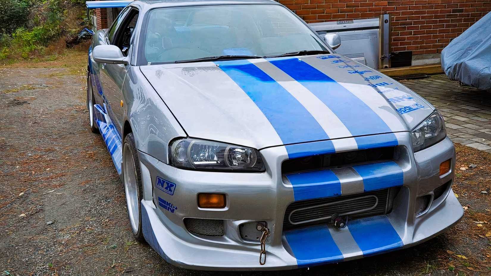 Paul Walker 2 Fast 2 Furious Nissan Skyline R34 Found